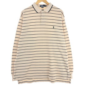 古着 ラルフローレン Ralph Lauren POLO by Ralph Lauren 長袖 ポロシャツ メンズXL /eaa433021 【中古】 【240419】