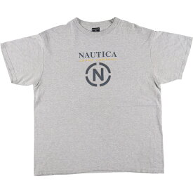 古着 00'S ノーティカ NAUTICA JEANS COMPANY 半袖 ロゴTシャツ メンズL /eaa433607 【中古】 【240331】