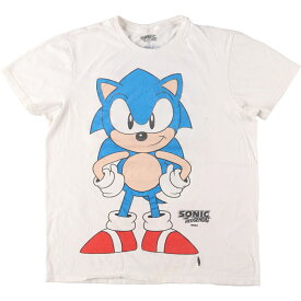 古着 SONIC ソニック キャラクタープリントTシャツ メンズM /eaa436134 【中古】 【240413】