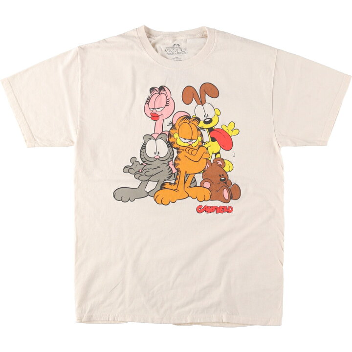 楽天市場】古着 GARFIELD ガーフィールド キャラクタープリントTシャツ  