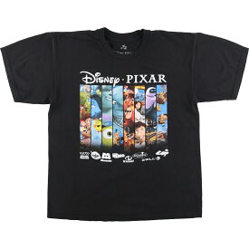 古着 ディズニー ピクサー DISNEY PIXAR キャラクタープリントTシャツ メンズL /eaa436631 【中古】 【240424】