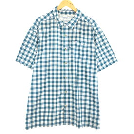 古着 コロンビア Columbia PFG チェック柄 半袖 フィッシングシャツ メンズXXL /eaa436739 【中古】 【240412】