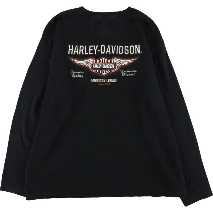 楽天市場】古着 ハーレーダビッドソン Harley-Davidson ヘンリーネック  