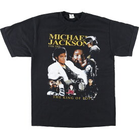 古着 ALSTYLE APPARELandACTIVEWEAR MICHAEL JACKSON マイケルジャクソン 追悼 バンドTシャツ バンT メンズM /eaa436853 【中古】 【240418】