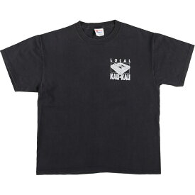 古着 90'S ヘインズ Hanes HEAVYWEIGHT POCKET MONSTER ポケモン パロディ プリントTシャツ USA製 メンズL ヴィンテージ /eaa438515 【中古】 【240420】