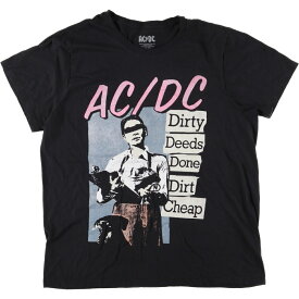 古着 AC/DC エーシーディーシー バンドTシャツ バンT メンズXXL /eaa442301 【中古】 【240504】