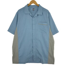 古着 Edwards オープンカラー 半袖 ツートンシャツ メンズL /eaa444586 【中古】 【240506】