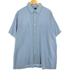 古着 ラルフローレン Ralph Lauren POLO by Ralph Lauren HAVILLAND 半袖 レーヨンシャツ メンズXL /eaa444767 【中古】 【240422】