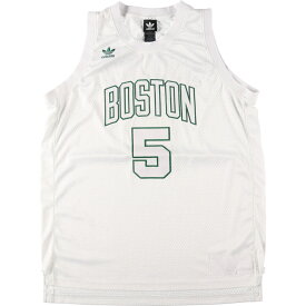 古着 アディダス adidas NBA BOSTON CELTICS ボストンセルティックス メッシュ ゲームシャツ レプリカユニフォーム メンズL /eaa445690 【中古】 【240428】