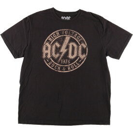 古着 AC/DC エーシーディーシー バンドTシャツ バンT メンズL /eaa446884 【中古】 【240504】