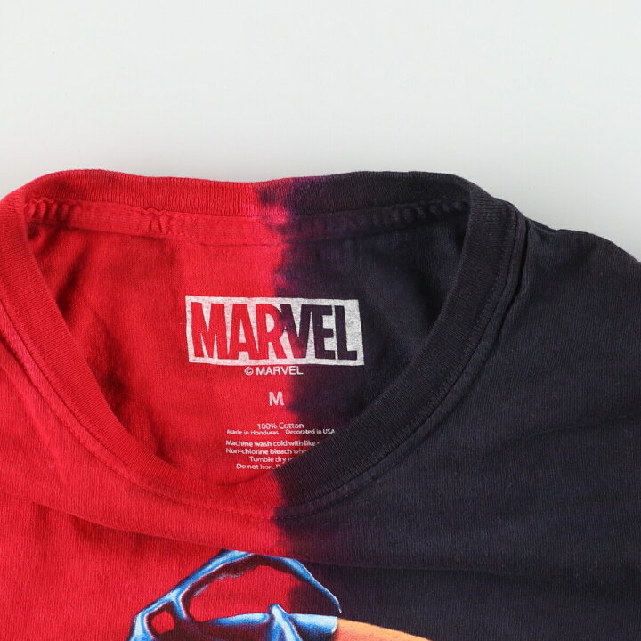 楽天市場】古着 SPIDER MAN スパイダーマン タイダイ柄 キャラクター 