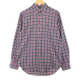 古着 ラルフローレン Ralph Lauren CLASSIC FIT クラシックフィット 長袖 ボタンダウンチェックシャツ メンズM /eaa448242 【中古】 【240520】