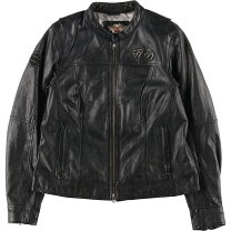 楽天市場】harley davidson シングルライダースジャケットの通販