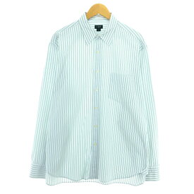 古着 ジェイクルー J.Crew 長袖 ストライプシャツ メンズL /eaa450164 【中古】 【240524】