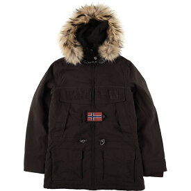 古着 NAPAPIJRI TAPED SEAMS 国旗柄 中綿マウンテンパーカー シェルジャケット パファージャケット レディースM相当 /eaa450297 【中古】 【251115】 【ADEL/アデル】