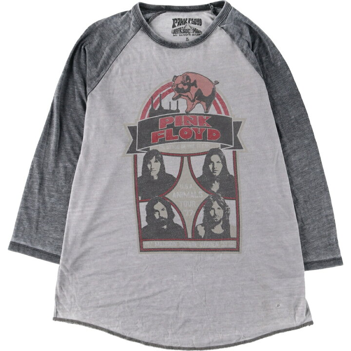 楽天市場】古着 PINK FLOYD ピンクフロイド 七分袖 ラグラン バンドT 