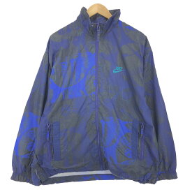 古着 90'S ナイキ NIKE 総柄 ウインドブレーカー メンズL ヴィンテージ /eaa451602 【中古】 【240601】