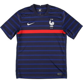 古着 ナイキ NIKE DRI-FIT フランスサッカー連盟 ボーダー柄 サッカーユニフォーム ゲームシャツ メンズM /eaa452247 【中古】 【240602】