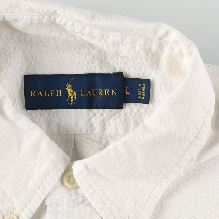 楽天市場】古着 ラルフローレン Ralph Lauren シアサッカー 半袖  