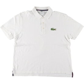 古着 ラコステ LACOSTE フランス企画 半袖 ポロシャツ 7 メンズXXL /eaa452938 【中古】 【240531】