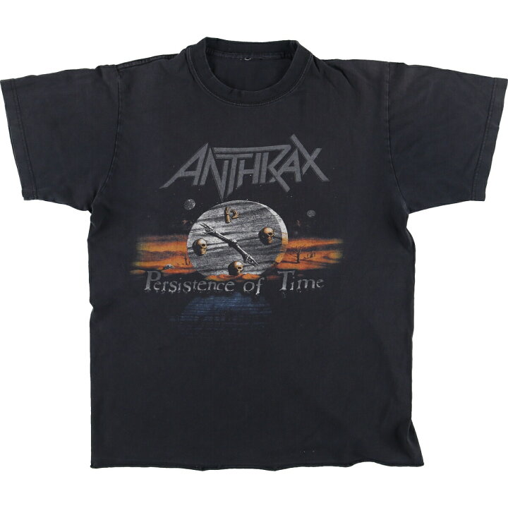 楽天市場】古着 ANTHRAX アンスラックス バンドTシャツ バンT メンズM 