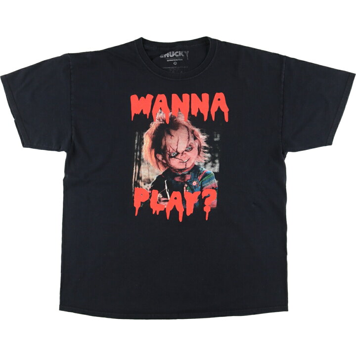 楽天市場】古着 CHUCKY チャッキー 映画 ムービーTシャツ メンズXL  