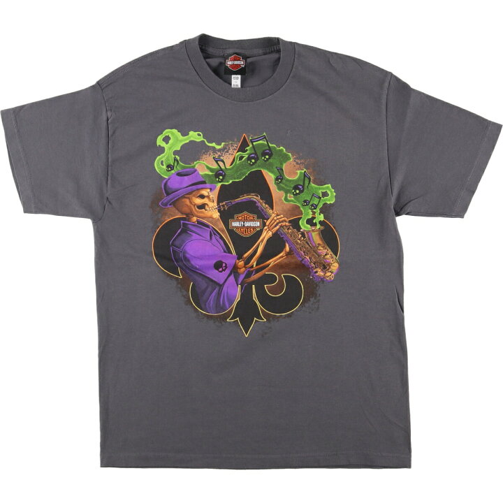 楽天市場】古着 ハーレーダビッドソン Harley-Davidson ドクロ柄  