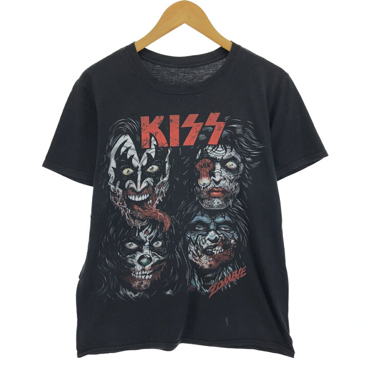楽天市場】古着 KISS キッス 両面プリント バンドTシャツ バンT メンズ 