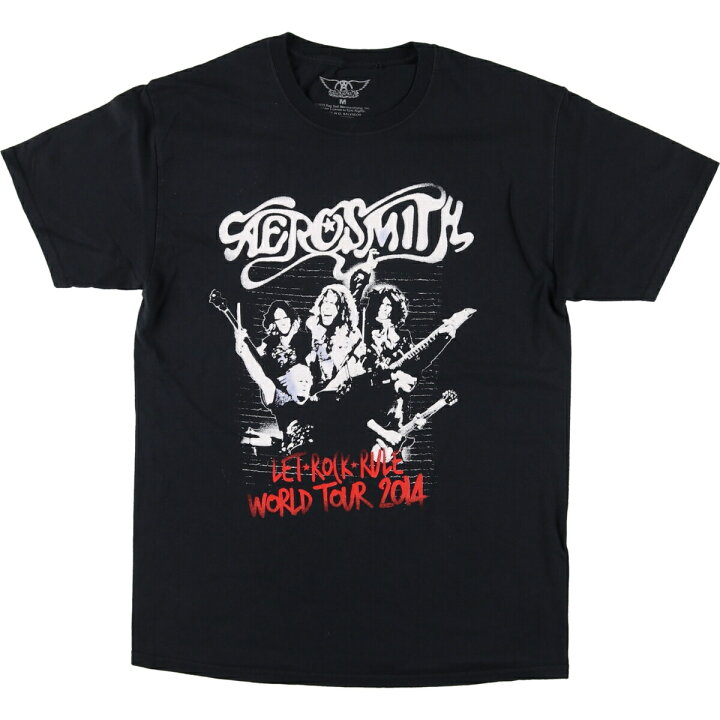 楽天市場】古着 AEROSMITH エアロスミス バンドTシャツ バンT メンズM 