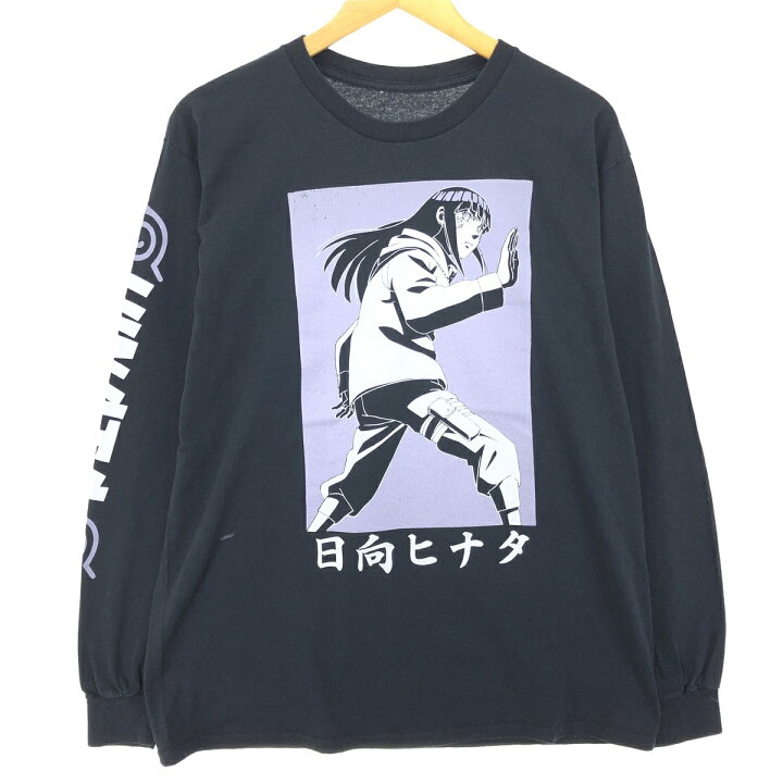 楽天市場】古着 NARUTO ナルト疾風伝 日向ヒナタ キャラクタープリント 
