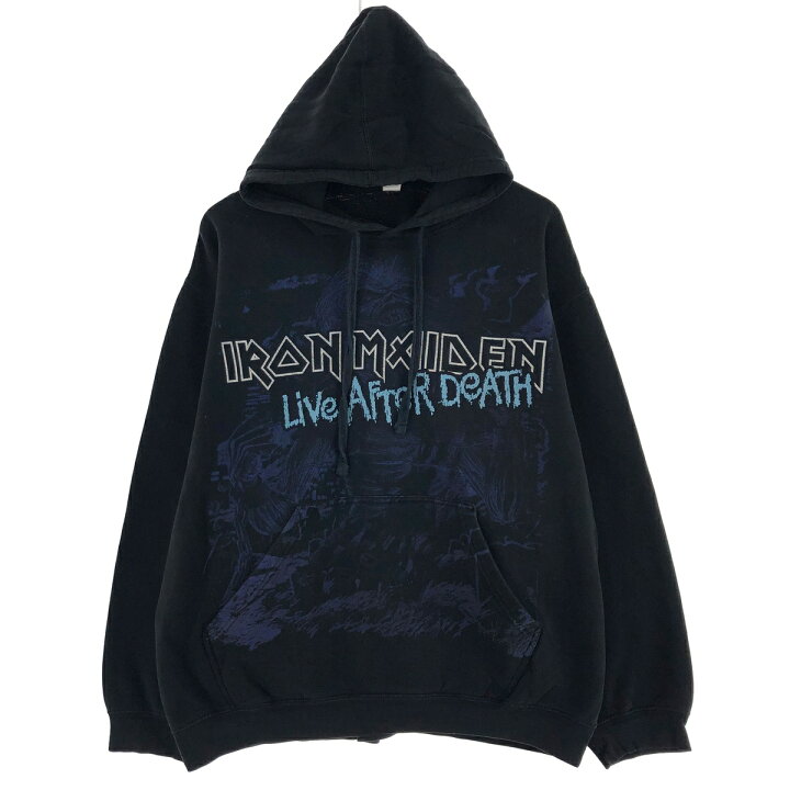 楽天市場】古着 IRON MAIDEN アイアンメイデン バンド スウェットプル  