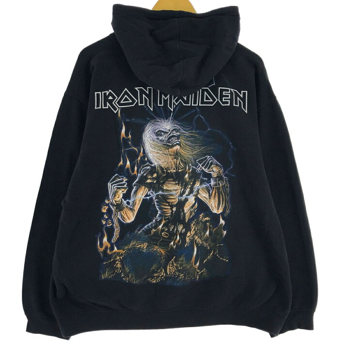 楽天市場】古着 IRON MAIDEN アイアンメイデン バンド スウェットプル  