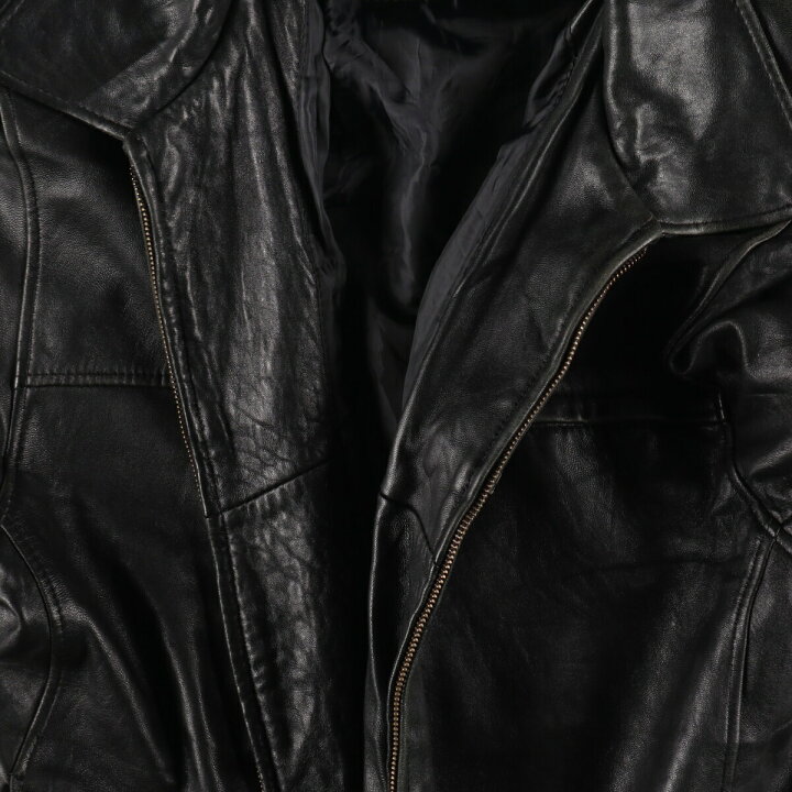 楽天市場】古着 MERY MAFY レザーブルゾンタイプ メンズXXL相当  