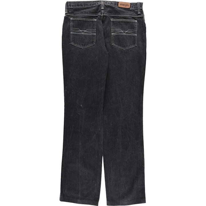 06M054◯ 90s Wrangler USA製 カットオフ ブラックデニム WRANGLER 