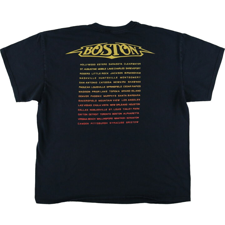 楽天市場】古着 BOSTON ボストン バンドTシャツ バンT メンズXL相当 