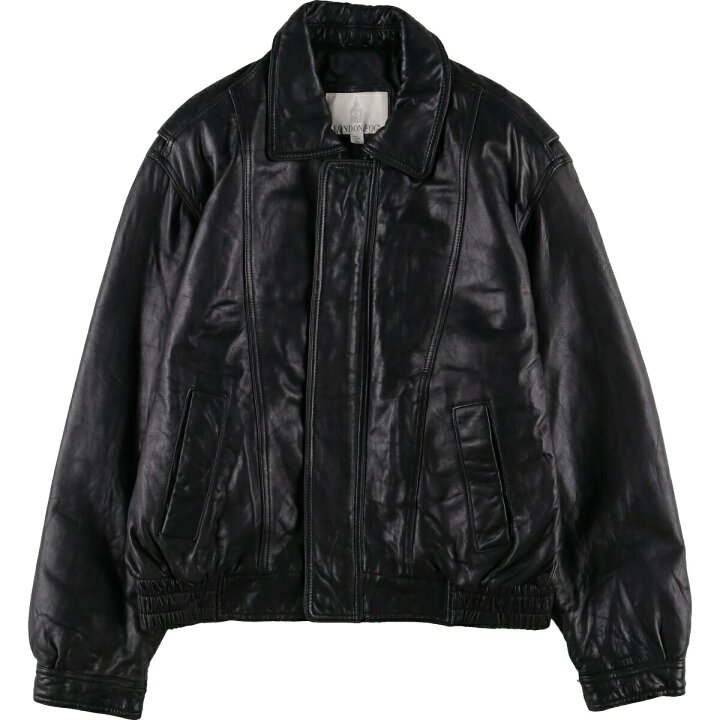 楽天市場】古着 ロンドンフォグ LONDON FOG レザーブルゾンタイプ  