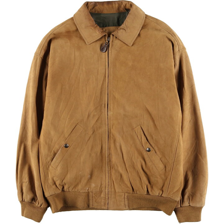 楽天市場】古着 ティンバーランド Timberland レザーブルゾンタイプ  