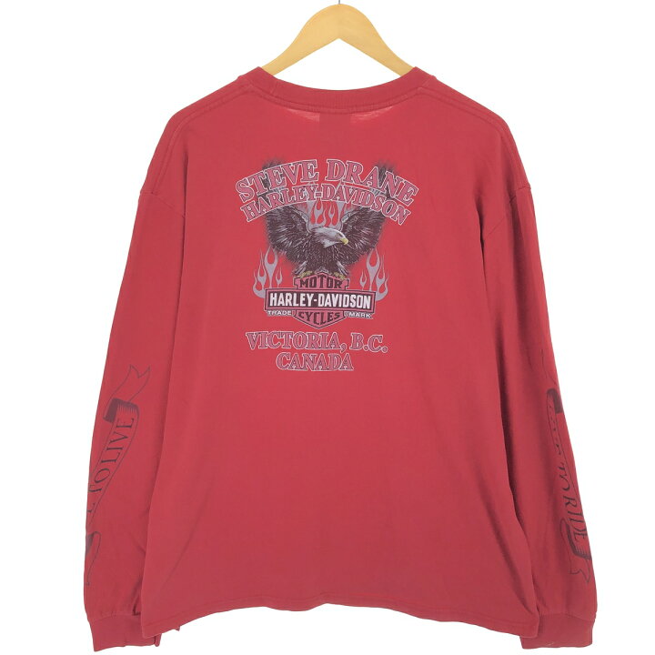 楽天市場】古着 ハーレーダビッドソン Harley-Davidson ロングTシャツ 
