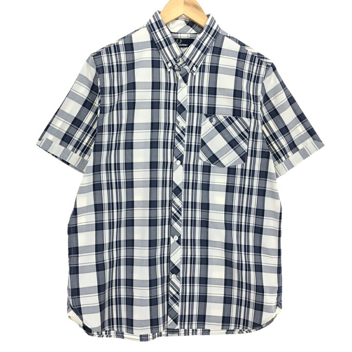楽天市場】古着 フレッドペリー FRED PERRY 半袖 ボタンダウン 