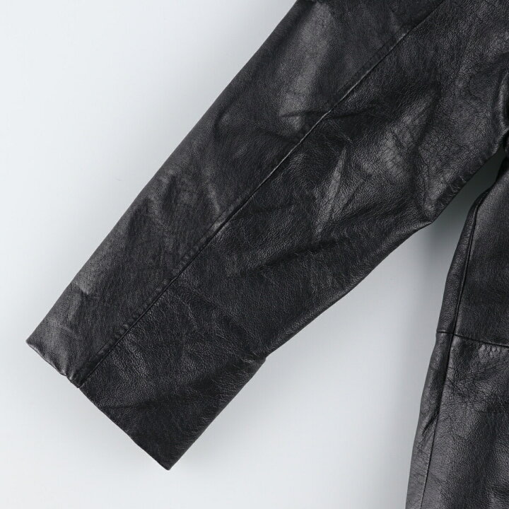 楽天市場】古着 CARIBOU CREEK レザーカーコート メンズM相当  