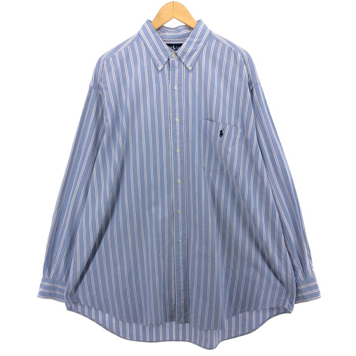 楽天市場】古着 ラルフローレン Ralph Lauren BIG SHIRT マルチ  