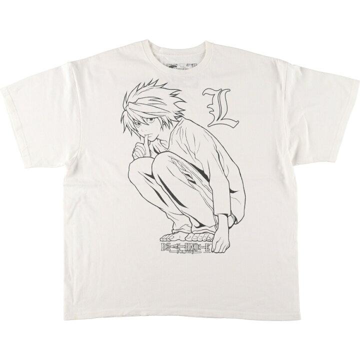 楽天市場】古着 DEATH NOTE デスノート L エル キャラクタープリントT  