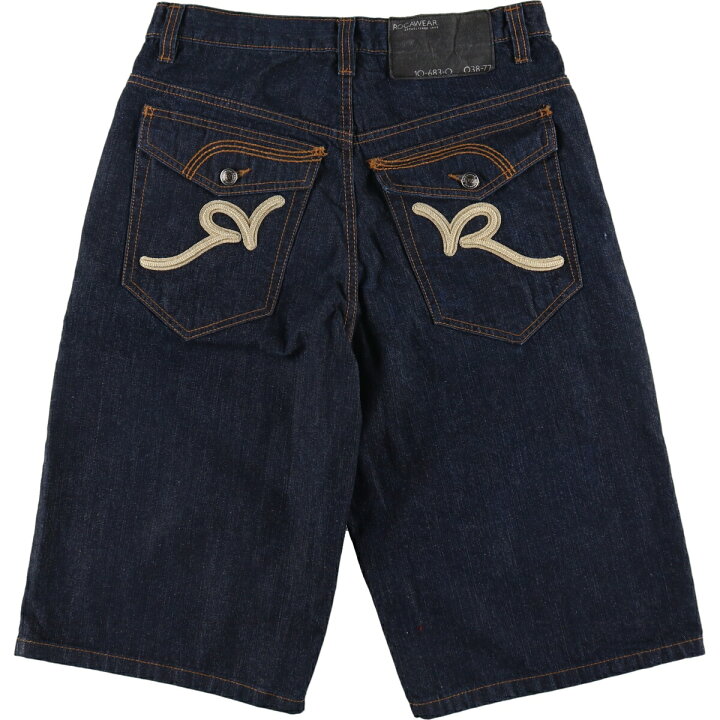 楽天市場】古着 濃紺 ロカウェア ROCA WEAR デニムショーツ ハーフ 