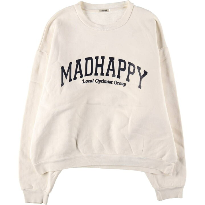 楽天市場】古着 マッドハッピー Madhappy プリントスウェットシャツ 