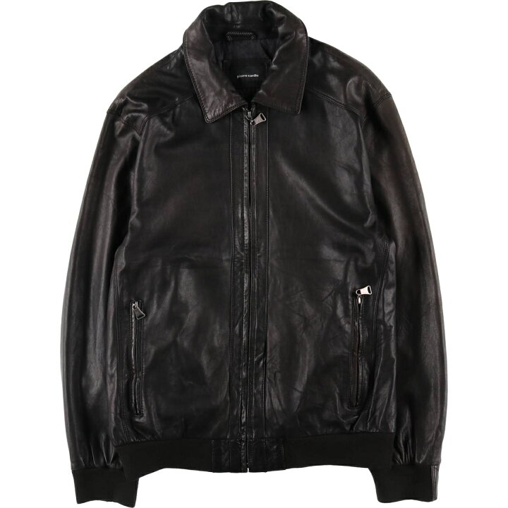 楽天市場】古着 ピエールカルダン Pierre Cardin レザーブルゾンタイプ  