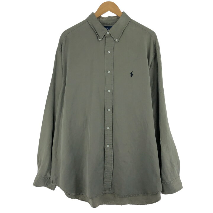 楽天市場】古着 ラルフローレン Ralph Lauren BLAKE 長袖 ボタンダウン 