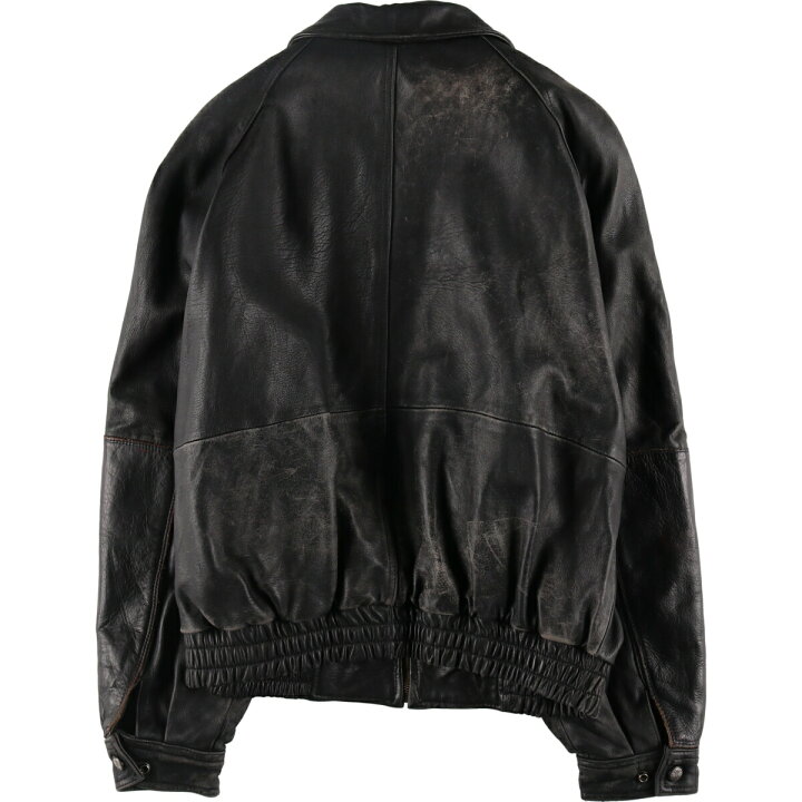 楽天市場】古着 TANNERY WEST レザーブルゾンタイプ メンズL相当  