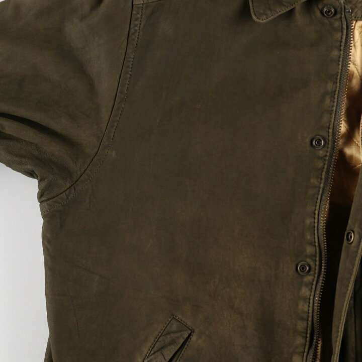 楽天市場】古着 ティンバーランド Timberland レザーブルゾンタイプ  