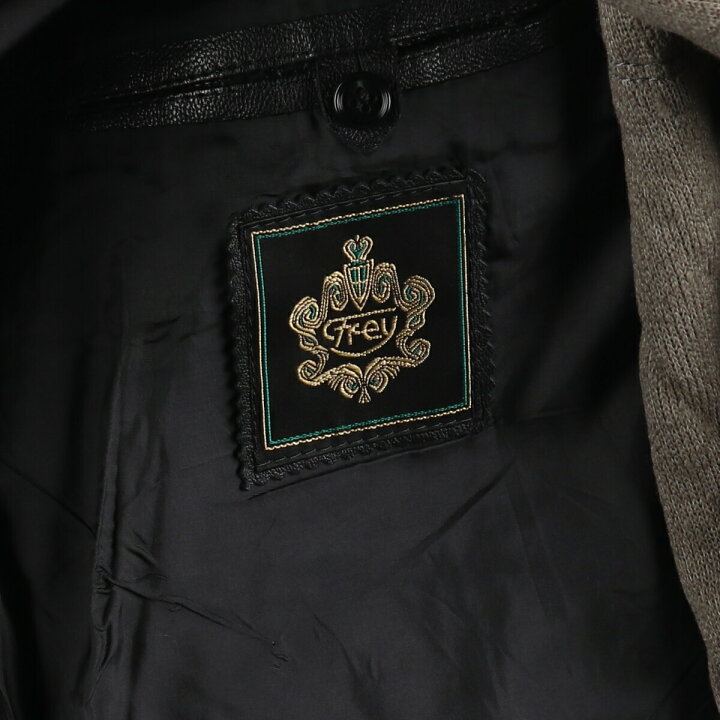 楽天市場】古着 Frey ライナー付き ポリスマンレザージャケット メンズ  