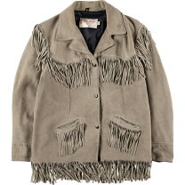 楽天市場】レザー ジャケット 古着 フリンジの通販 